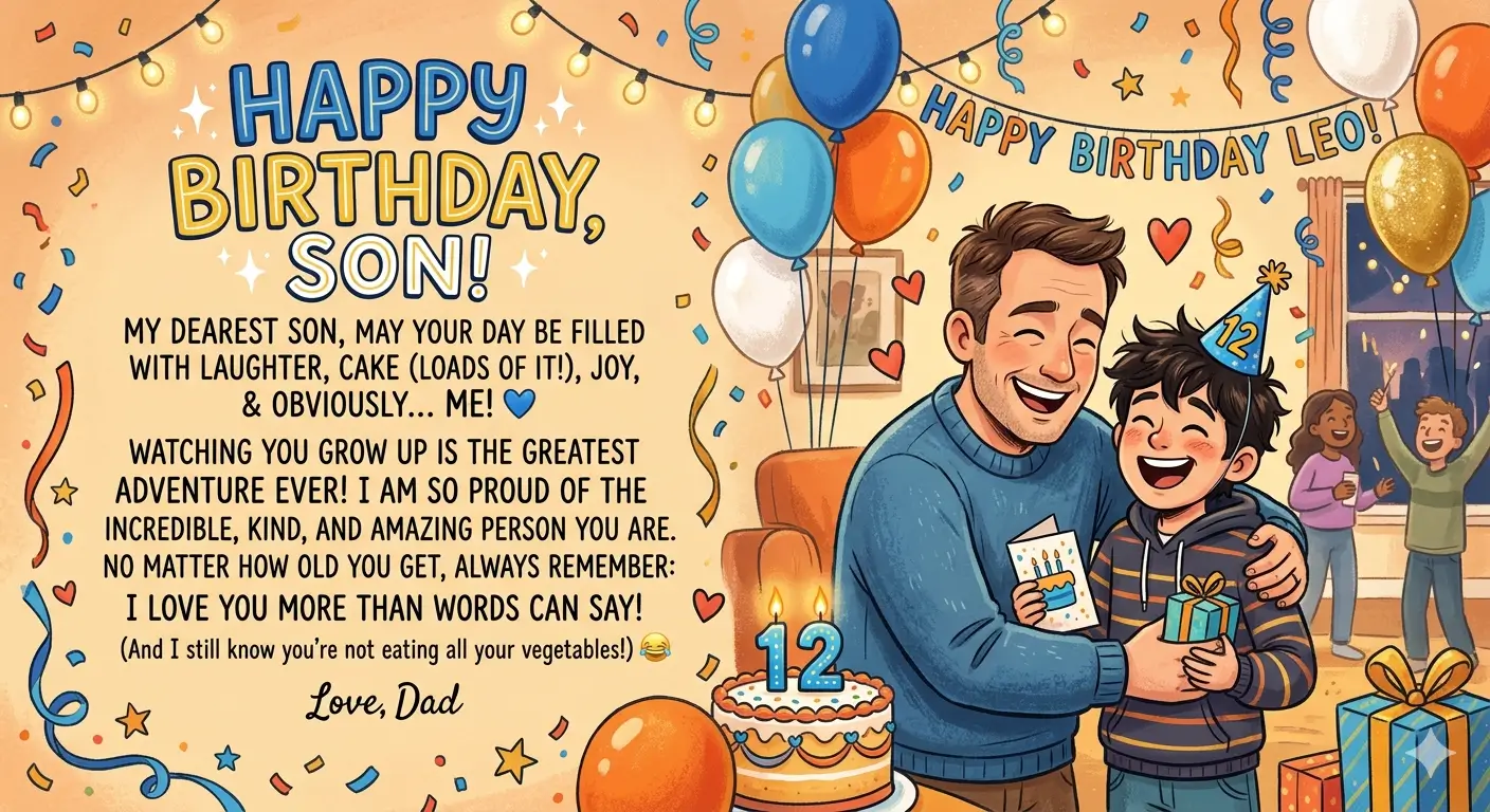 Birthday Wishes for Son