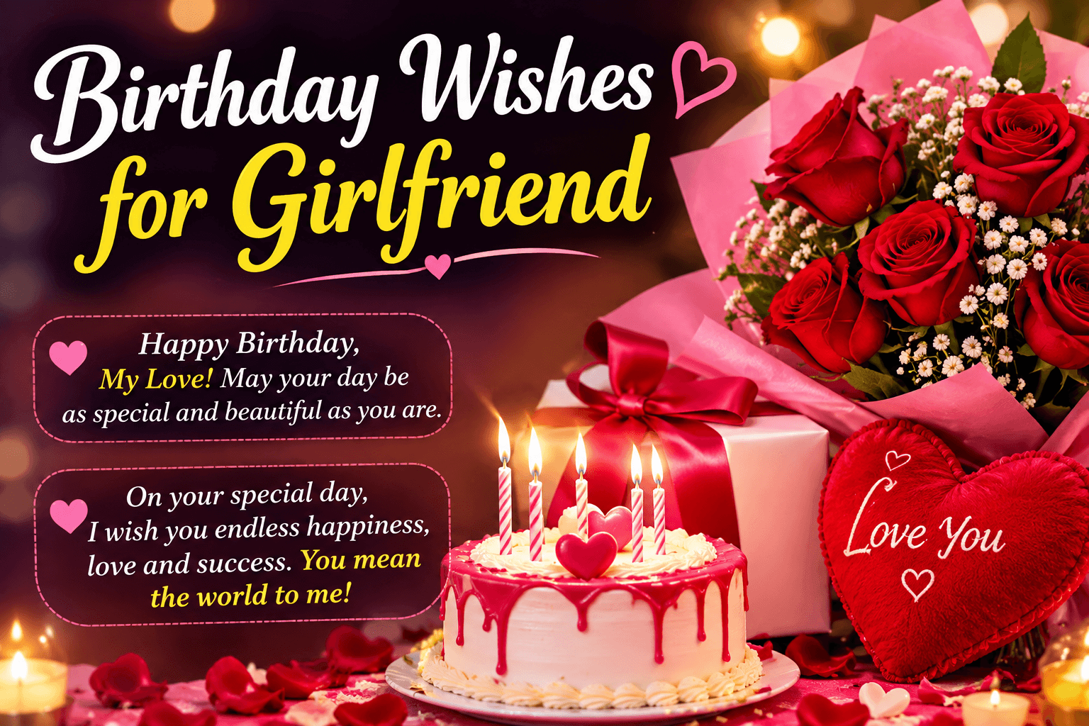 birthday wishes for girlfriend